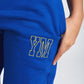 Royal Blue Varsity Sweatpants - Young Muse